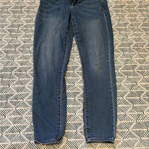a.n.a Women's Straight Leg Jeans in Blue
